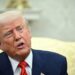 US President Donald Trump speaks to the press as he meets with NATO Secretary General Mark Rutte in the Oval Office of the White House in Washington, DC, on March 13, 2025. (Photo by Mandel NGAN / AFP) (Photo by MANDEL NGAN/AFP via Getty Images)