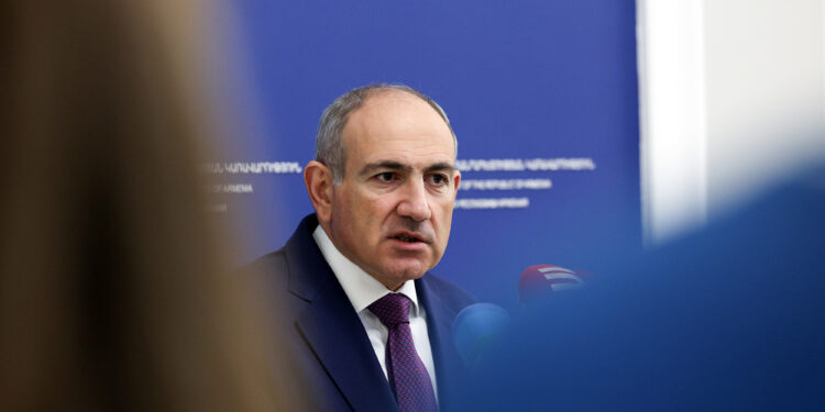 RA Prime Minister Nikol Pashinyan meets with representatives of media outlets accredited by the Government in Yerevan, Armenia