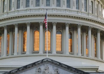 WASHINGTON, DC - JUNE 1: The U.S. Capitol Building is seen at sunset on June 1, 2026 in Washington, DC. (Photo by Kevin Carter/Getty Images)